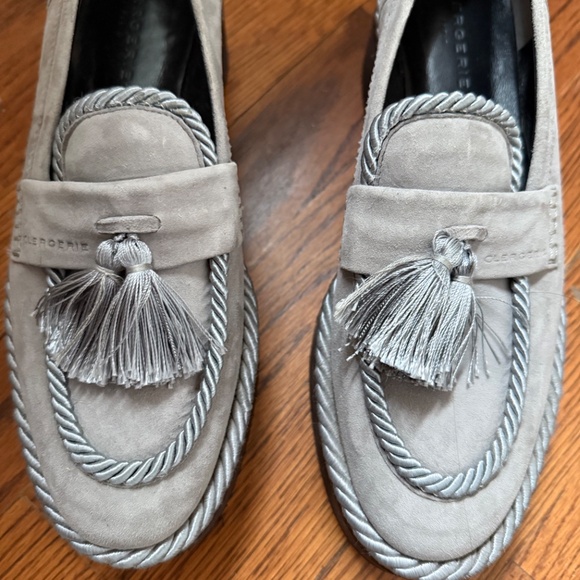 Robert Clergerie Ladies Suede tassel Platform Loafers Size 38.5 - Picture 8 of 9